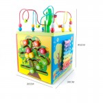 Cub Centru activitati Magic Box 5 in 1 cu baza rotativa